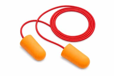 Motoguys Corded Foam Disposable Ear Plugs, Pack of 10