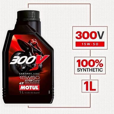 Motul Engine Oil 300V 15W-50, 1 Litre